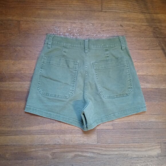 MADEWELL the perfect vintage fatigue shorts in desert olive (sz26) - Picture 6 of 14